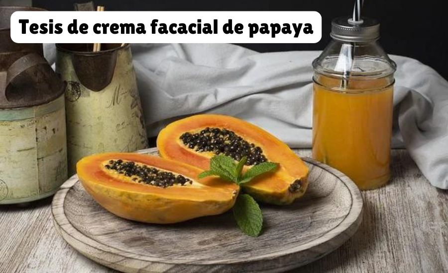 tesis de crema facacial de papaya