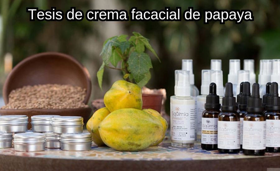 tesis de crema facacial de papaya