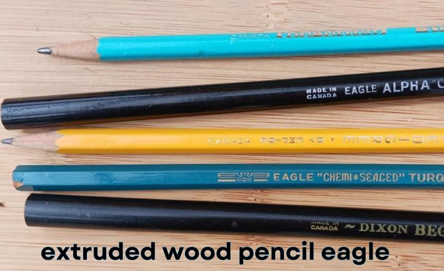 extruded wood pencil eagle