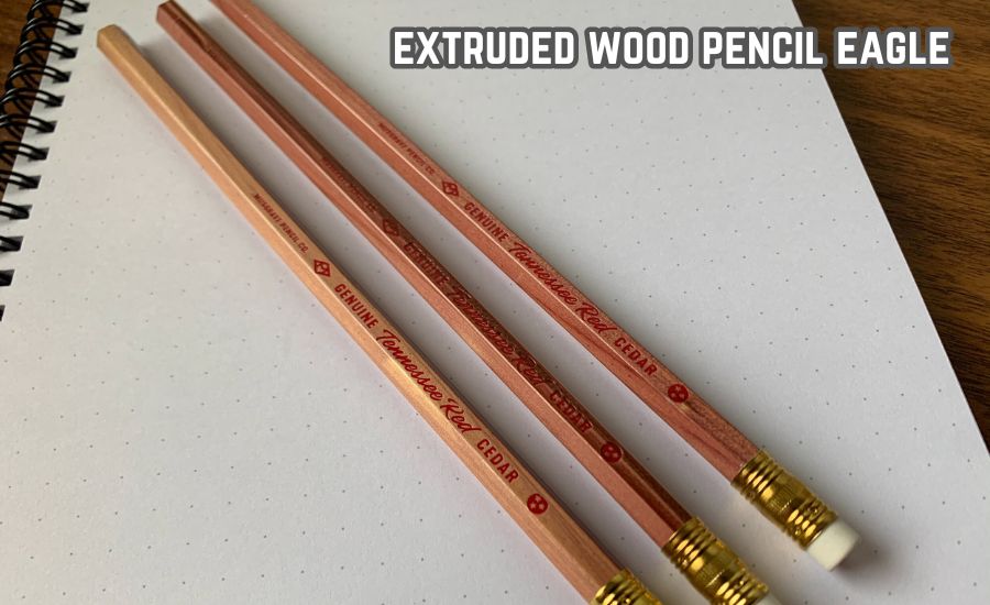 extruded wood pencil eagle