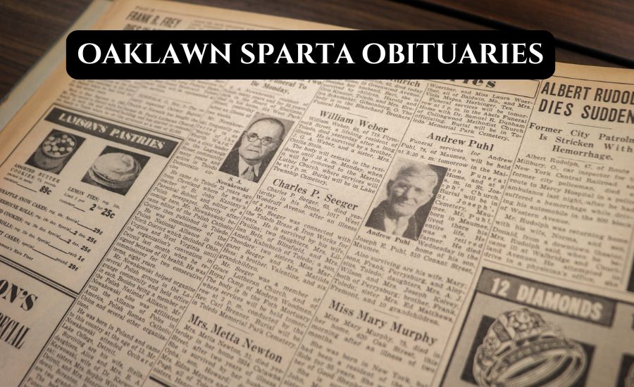 oaklawn sparta obituaries