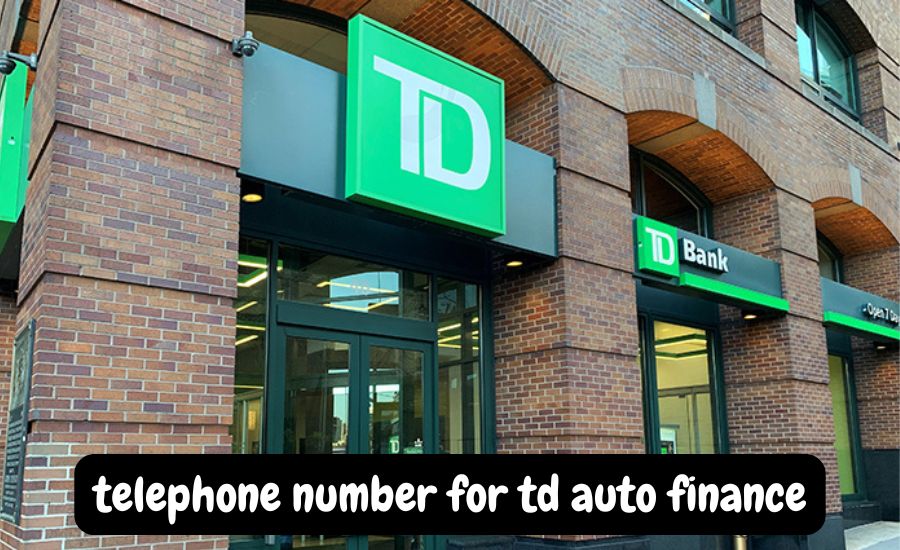telephone number for td auto finance