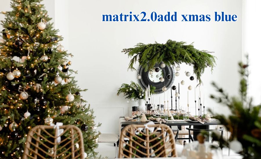 matrix2.0add xmas blue