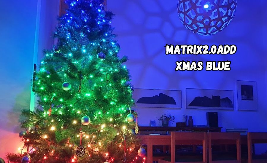 matrix2.0add xmas blue