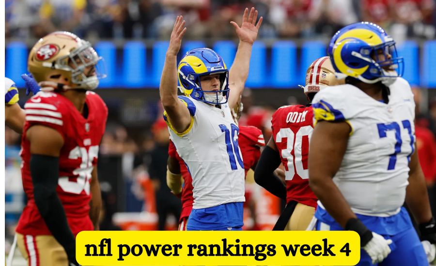 nfl power rankings week 4