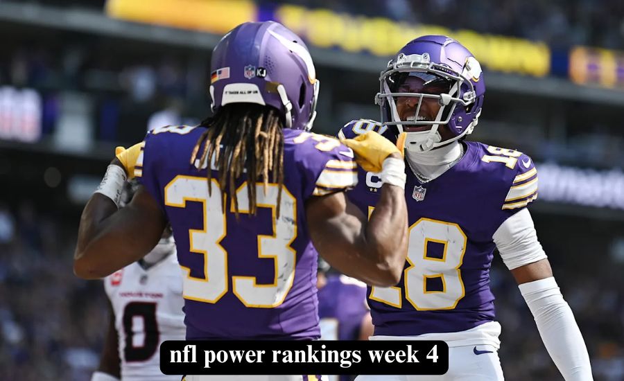 nfl power rankings week 4