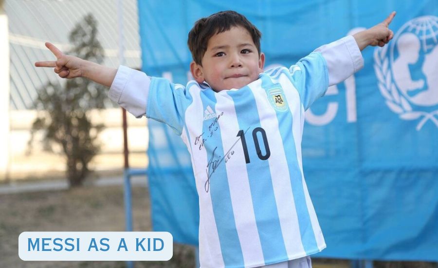 messi as a kid