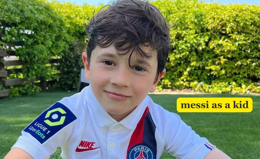 messi as a kid