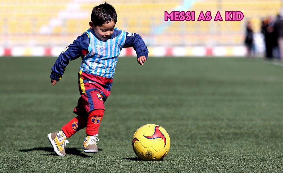 messi as a kid