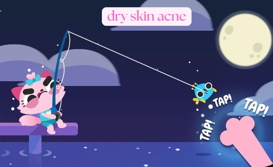 dry skin acne