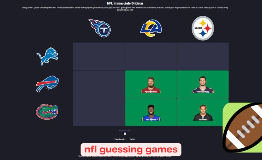 nfl guessing games