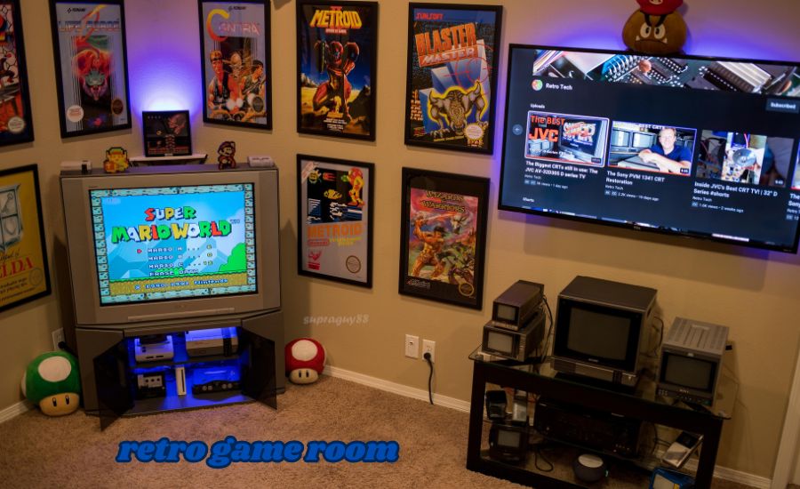 retro game room