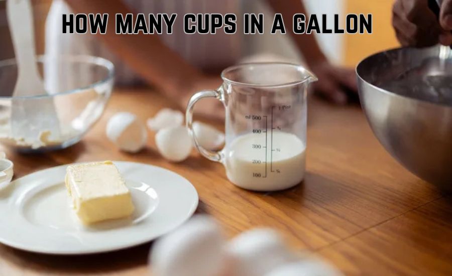 how many cups in a gallon