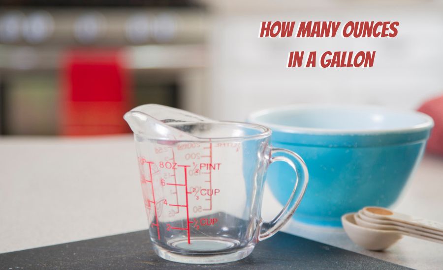 how many ounces in a gallon