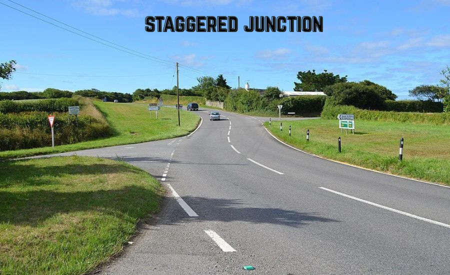staggered junction